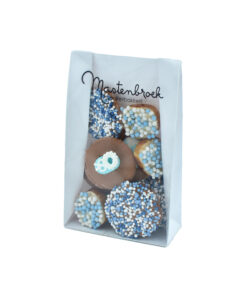 geboorte chocolade blauw